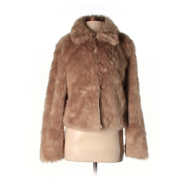 Express Jackets & Blazers - NWOT Express Faux Fur Jacket Coat